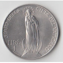 1936 - 1 lira Vaticano Pio XI Vergine Maria Fdc